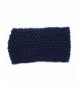 Binmer(TM)Crochet Flower Bow Knitted Hairband Headband Ear Warmer - DarkBlue - CP11THI1N27