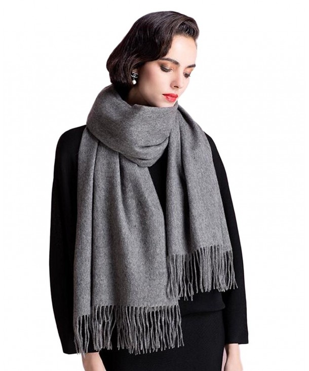 Cashmere Scarf Soft Wool Wraps Shawls Stole Winter Scaves for Men Women ...