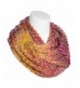 Women's Infinity Scarf Warm Winter Oversize Ladies Wrap Lightweight Knit Shawl - Pink - CS185WHK9UI