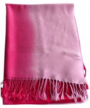 Two Tone Design Shawl Scarf Wap Stole Throw Pashminas Seconds NEW Pink ...
