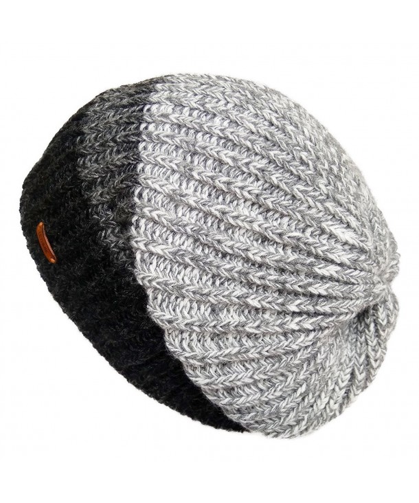 Unique Winter Skull Beanie Mix Knit Slouchy Hat Ski Cap for Men & Women ...