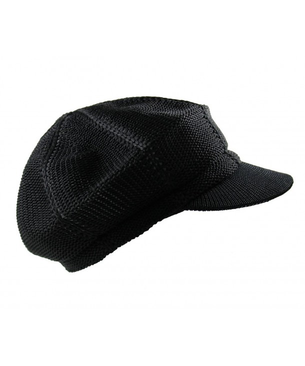 Summer Mesh newsboy Cap Black CQ11X7EZ3HX