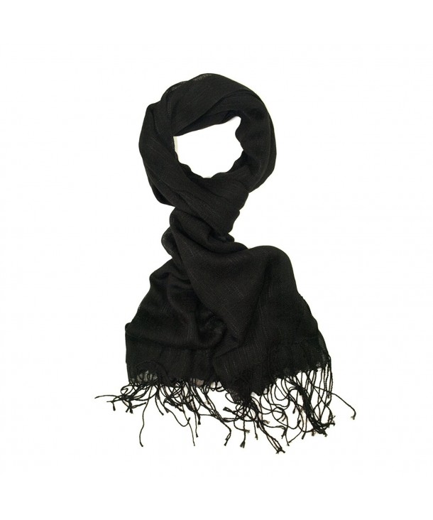 Elegant Solid Color Viscose Fringe Scarf Different Colors Available ...