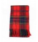 Creazy New Women Winter Infinity Blanket Oversized Shawl Plaid Check Tartan Scarf Wrap - Red - CN127QACF37