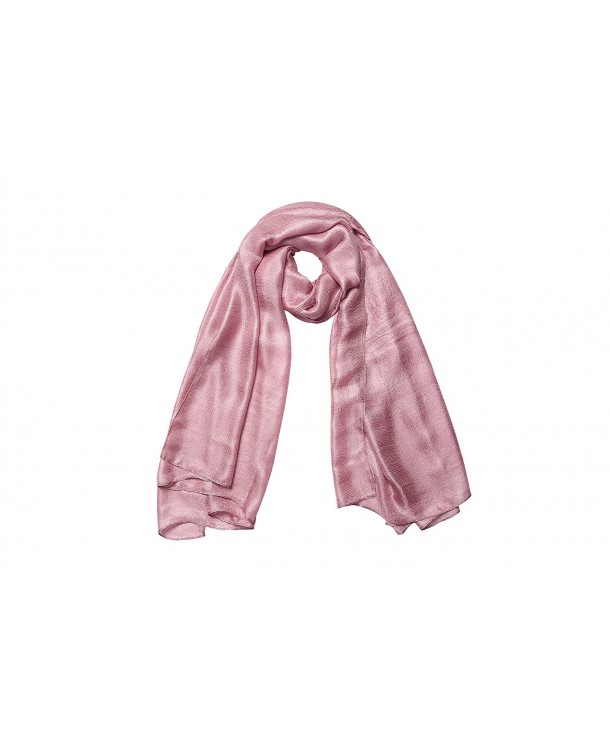 Womens Long Scarf Solid Color Large Soft Shawl Wraps For Party Evening Everyday Pink CK O W CG