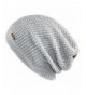 lethmik Merino Wool Slouchy Beanie-Mens&Womens Long Winter Hat Mesh Knit Cap Skully - Light Grey - CJ186HL5ITX