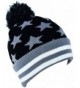 PATT Ind. Pom-Pom Camo Beanie - Black + Gray - C0128PUTWL1