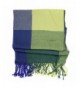 Bucasi Colorblock Green Plaid Scarf