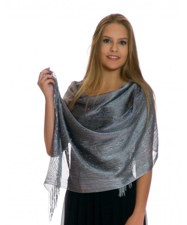 silver evening shawls