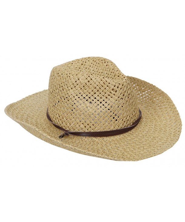 woven straw cowboy hat