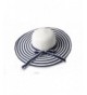 Womens White Stripe Ribbon Detail