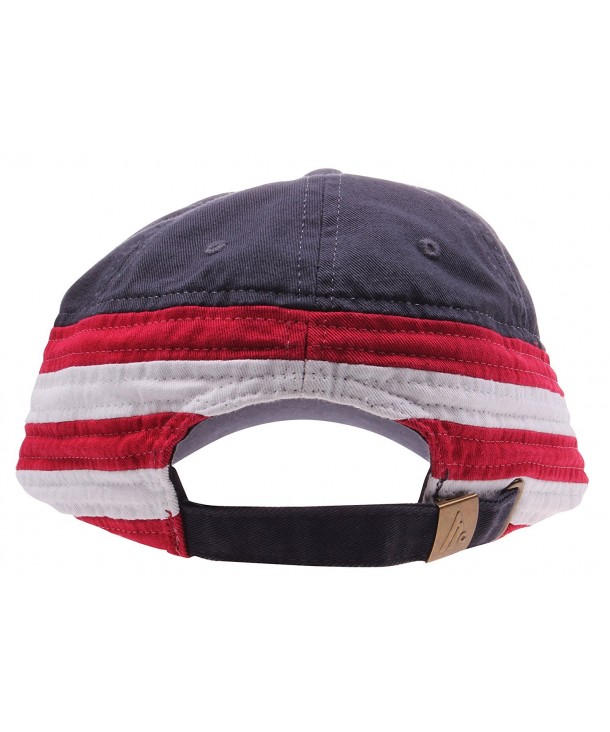 RAYS RED WHITE AND BLUE FLAG 47 BRAND HITCH ADJUSTABLE HAT – The Bay  Republic