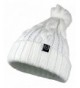 Wonderful Fashion Trendy Winter Warm Soft Beanie Cable Knitted Hat Cap For Women - White - CY1256HCZBP