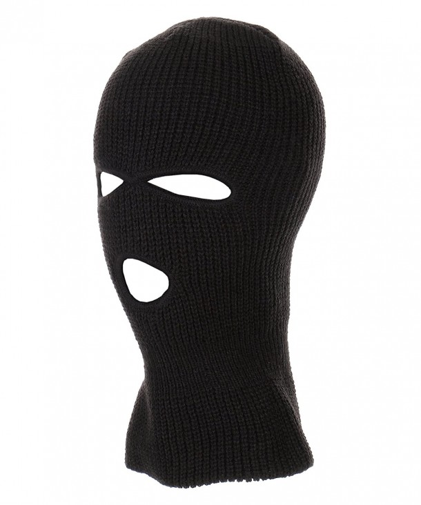 Cycling Motorcycle Balaclava Weather 3 Holes Black C2188I8T88R