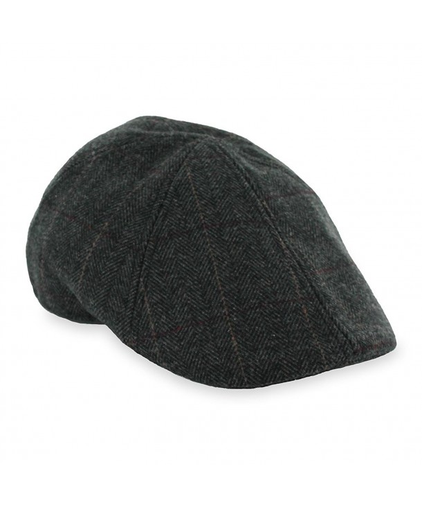 Belfry Headliner Plaid and Herringbone duckbill IVY Pub Cap Brown ...